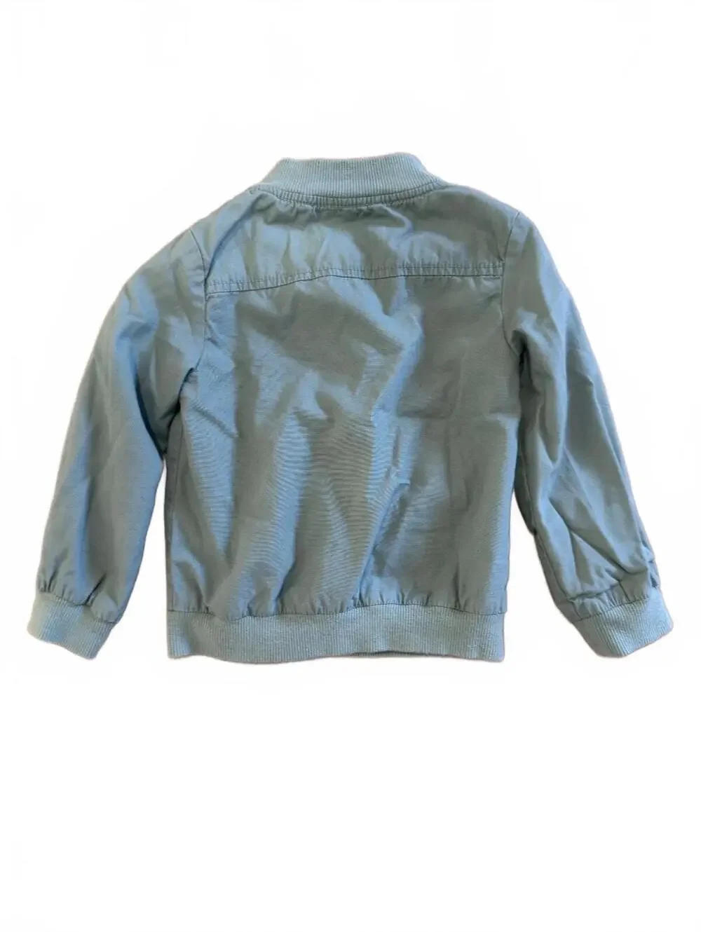 OshKosh B’gosh Toddler Boys 2T Green Bomber Jacket Utility Pockets Full Zip